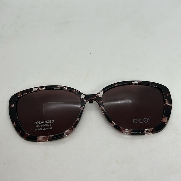 ECO Vervine DGLD Eyeglasses Frames & Polarized Sun Clip On. RXable. NWT